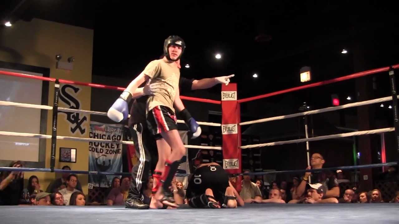 Wolfie Steel vs Joey Olson   Muay Thai at 125 lbs   Imperial Fighting Challenge   10 JAN 2013