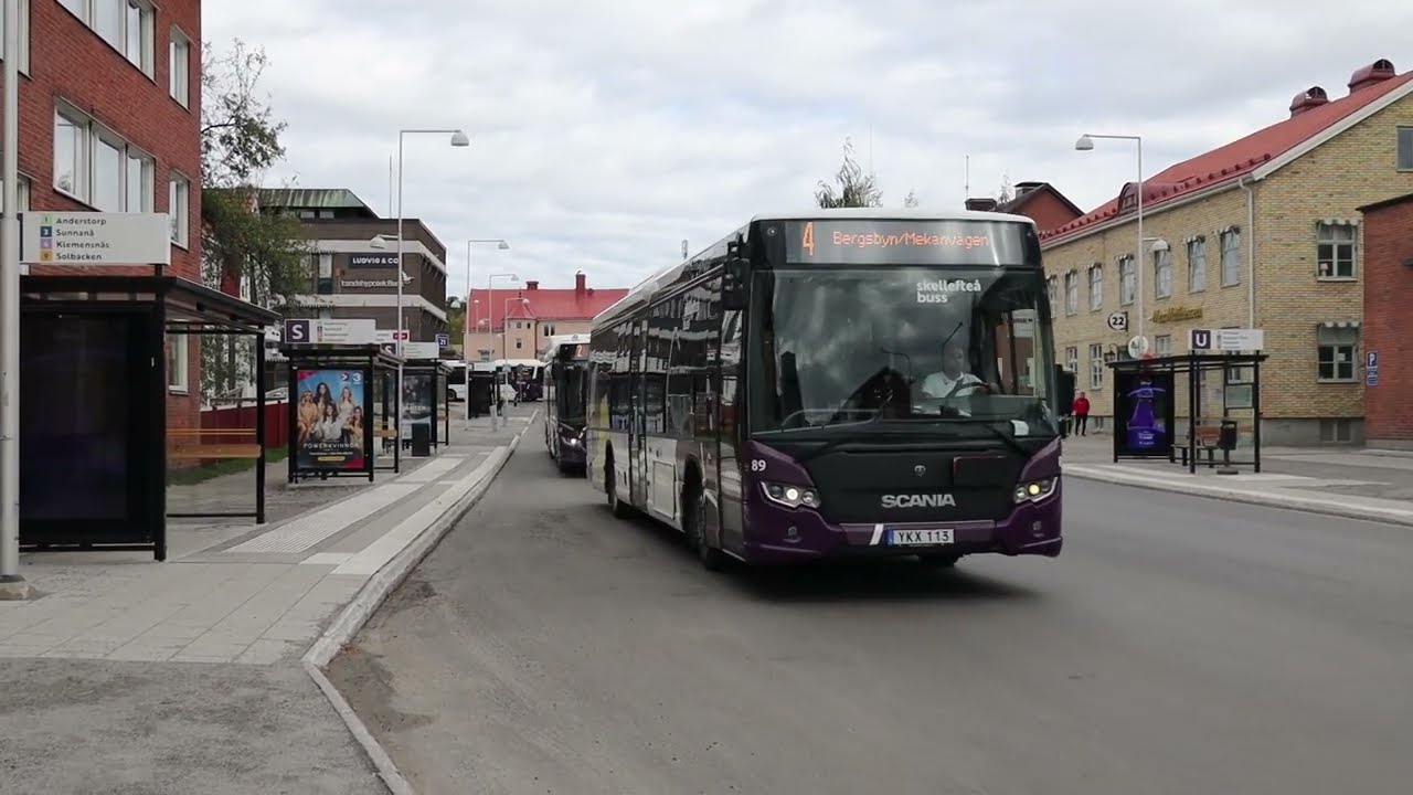 Bussar i Skellefteå 1/9 2021 del 2
