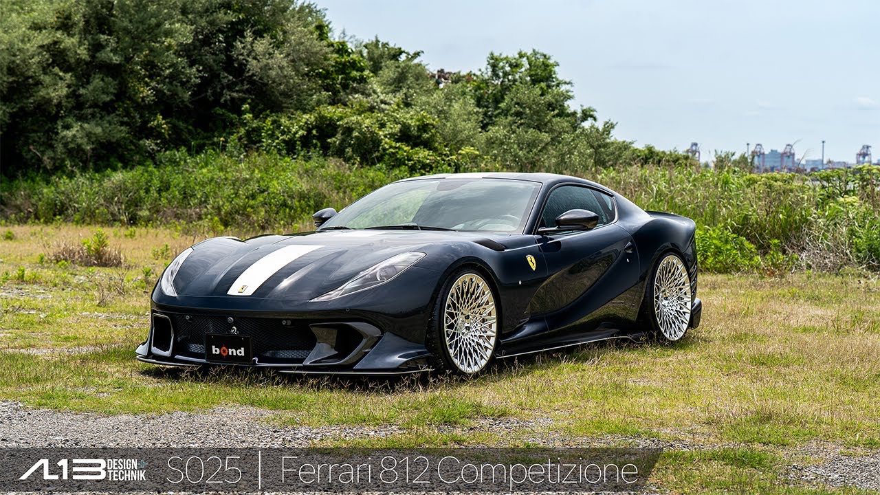 【bond shop Tokyo】Ferrari 812 Competizione on AL13 Wheels【4K】