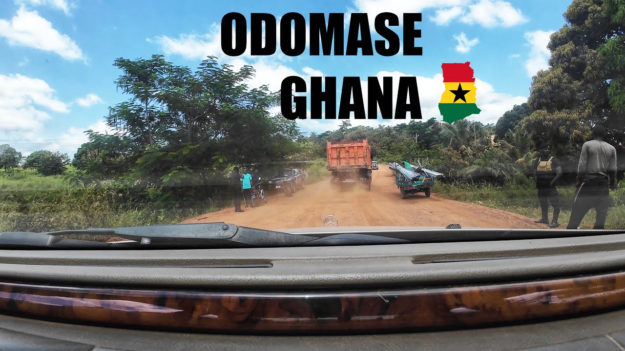 Relaxing Drive from Asuakwaa Through New Dormaa to Odomase in Sunyani Ghana 4K
