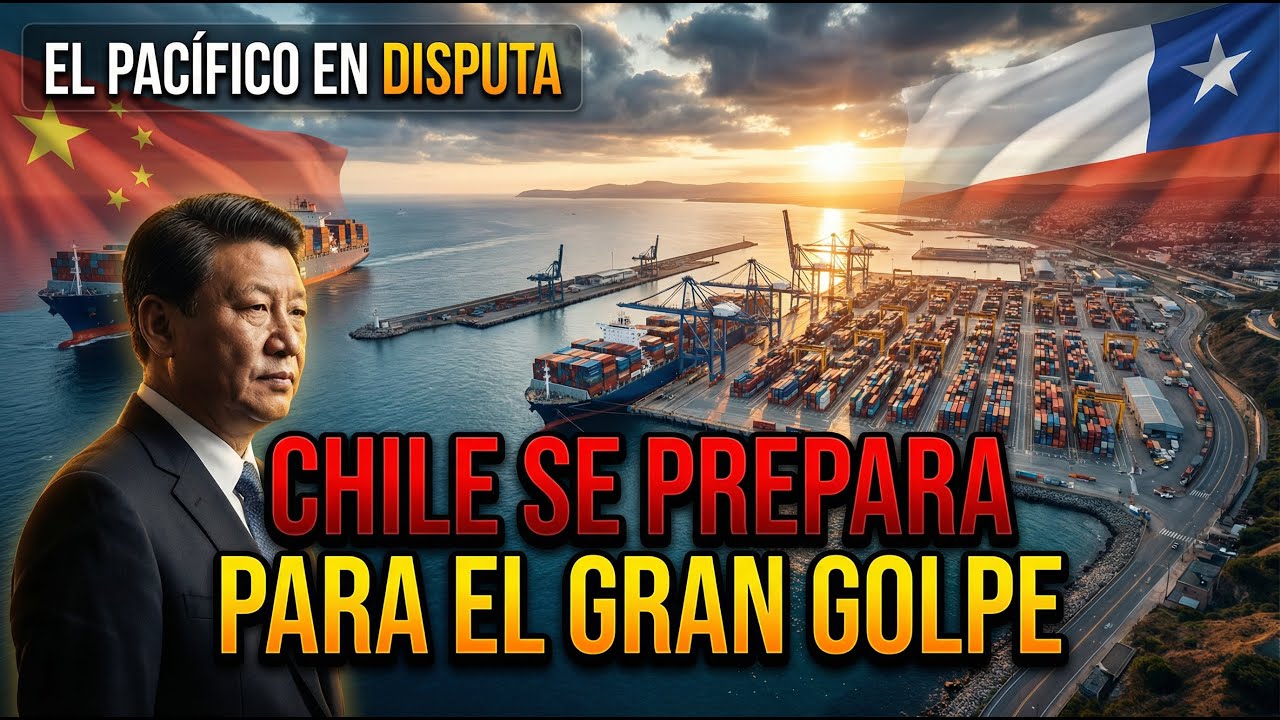 ¡CHINA VA POR CHILE! Usan ÉXITO de Chancay 🇵🇪 para levantar MEGAPUERTO de San Antonio 🇨🇱