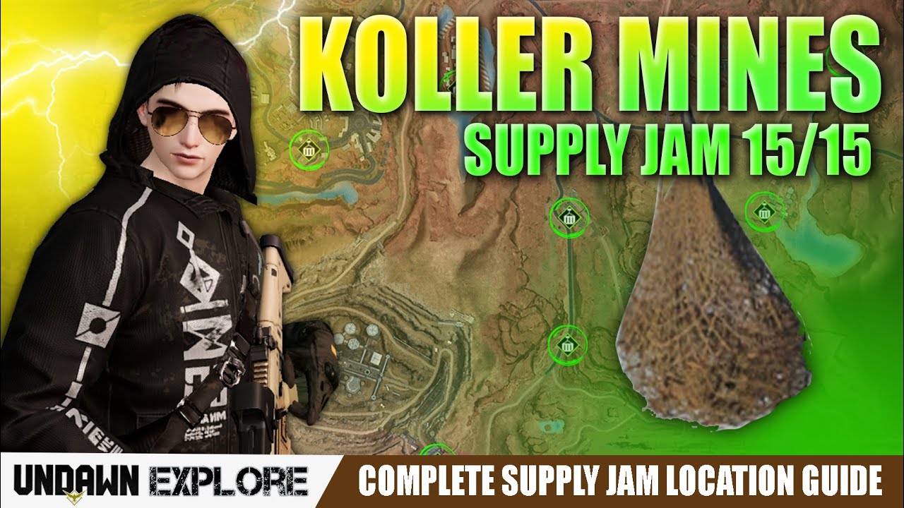 All Supply Jam Locations in Koller Mines - undawn explore