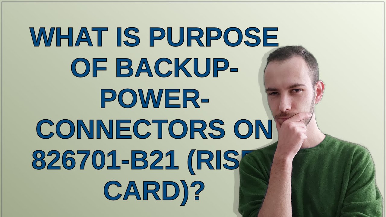 What is purpose of backup-power-connectors on 826701-B21 (Riser Card)?