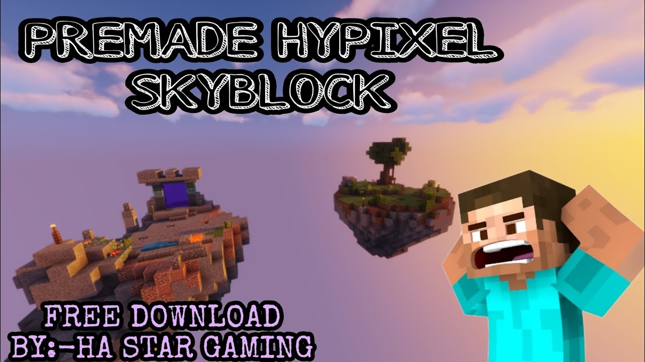 HYPIXEL SKYBLOCK SETUP FREE DOWNLOAD 1.8 TO 1.19