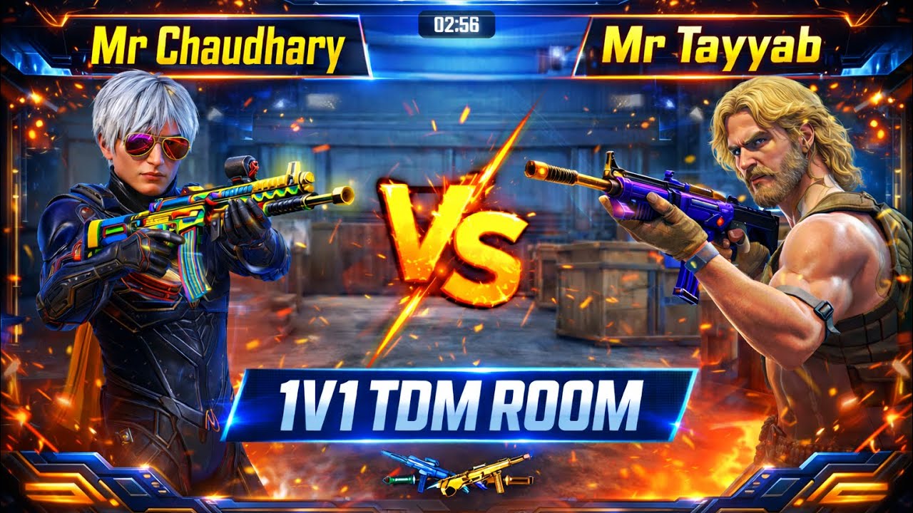 Revenge Match! 🔥 Mr Chaudhary vs Mr Tayyab 1v1 TDM Room