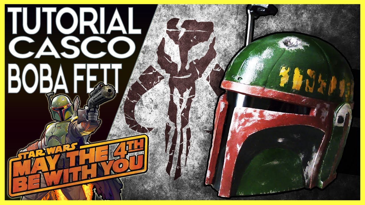 Como Hacer el Casco de BOBA FETT con Goma EVA / Casco MANDALORIANO - Star Wars Cosplay