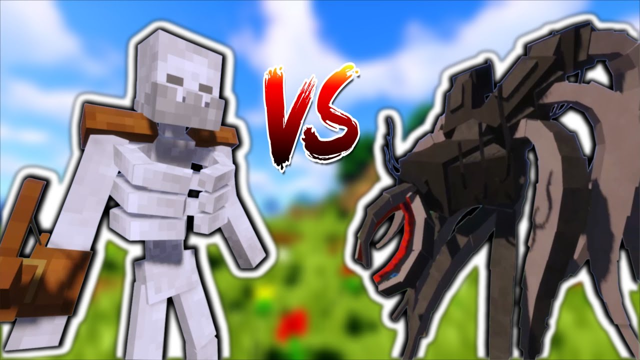ESQUELETO MUTANTE VS ACORAZADO ANTIGUO Mutantes vs parásitos Scape and Run y Mutant Beasts Minecraft