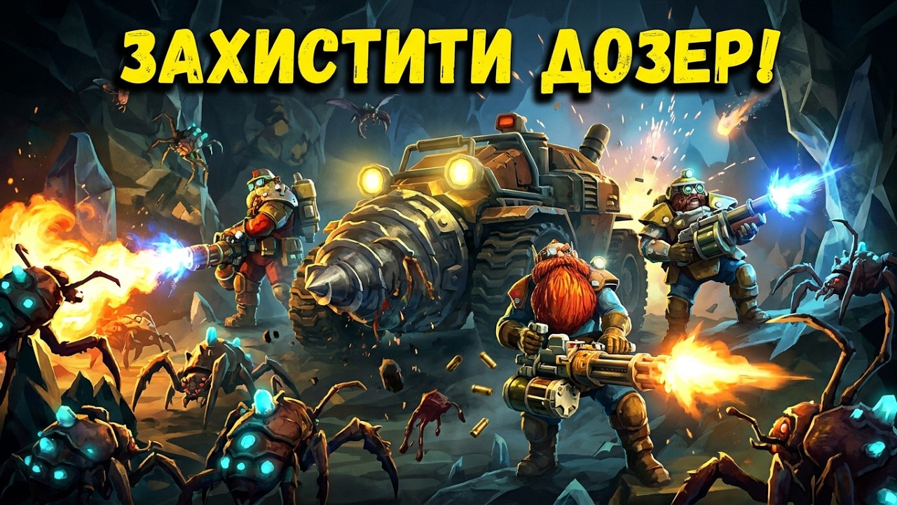 Deep Rock Galactic — годинку зі світлом пограємо | Стрім Українською | #22
