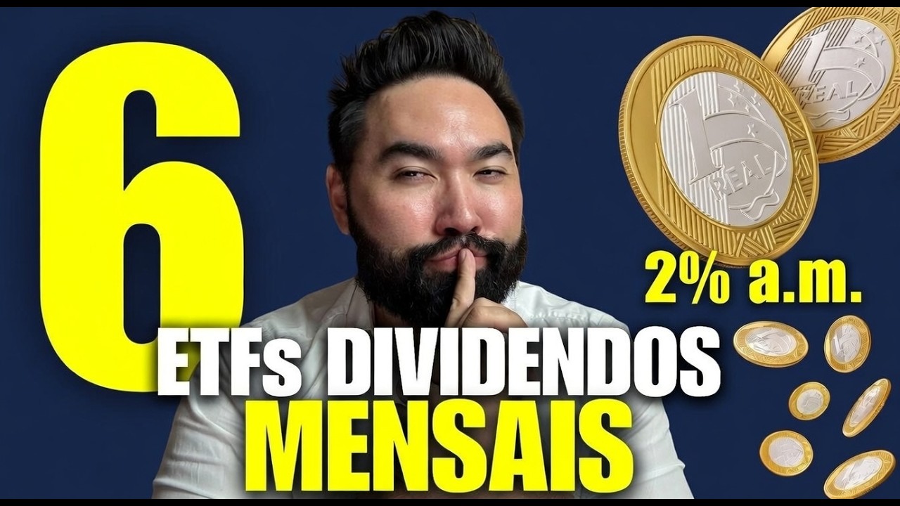 6 ETFs que MAIS PAGARAM DIVIDENDOS MENSAIS em 2025 e devem continuar em 2026