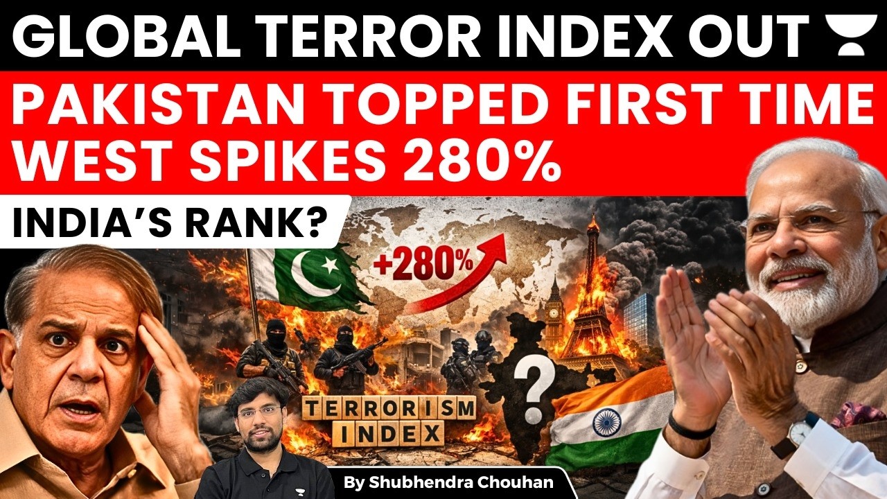Global Terrorism Index 2025: Pakistan Tops List, 280% Rise in West, India Rank Explained
