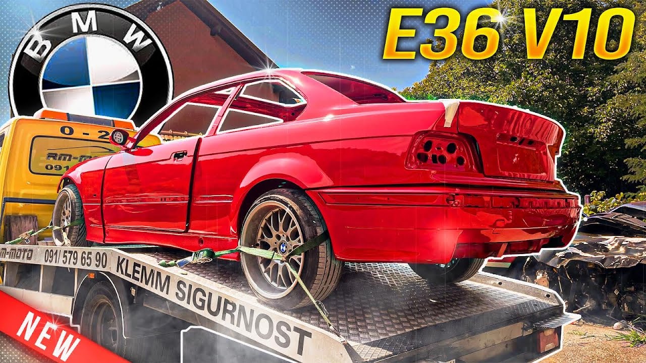 BMW E36 V10 FERARRI RED JE NAPOKON GOTOVA!!!