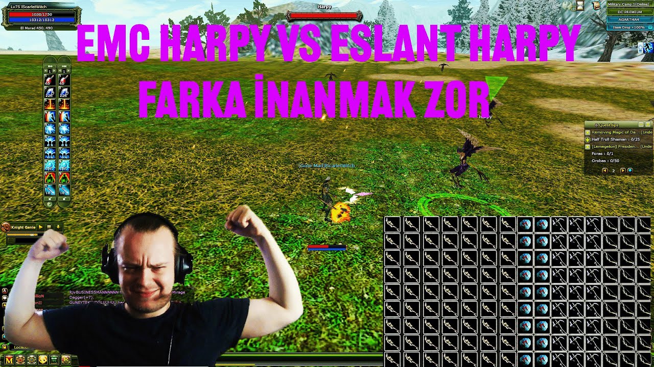 İNT PRİEST İLE ESLANT HARPY VS EMC HARPY HANGİSİ DAHA İYİ ? II KNİGHT ONLİNE AGARTHA