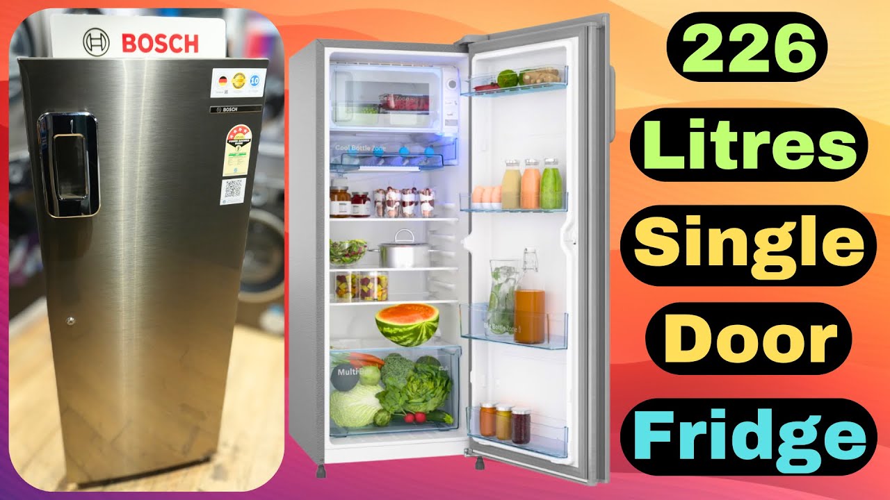 Bosch 226L Series 4 Single Door Refrigerator | CST22S24NI | best single door refrigerator 2025
