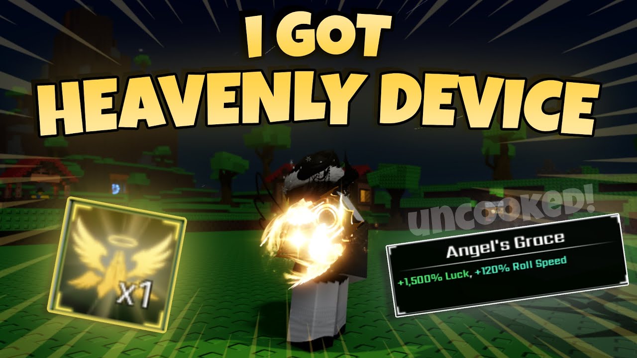 I GOT HEAVENLY DEVICE IN SOLS RNG! (i cooked!)