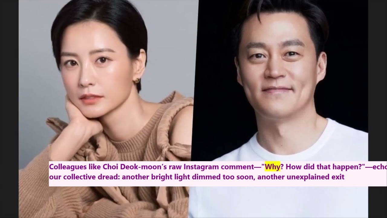 Actress Lee Seo Yi's Sudden Death at 43: The Dark Truth Behind K-Entertainment's Silent Crisis