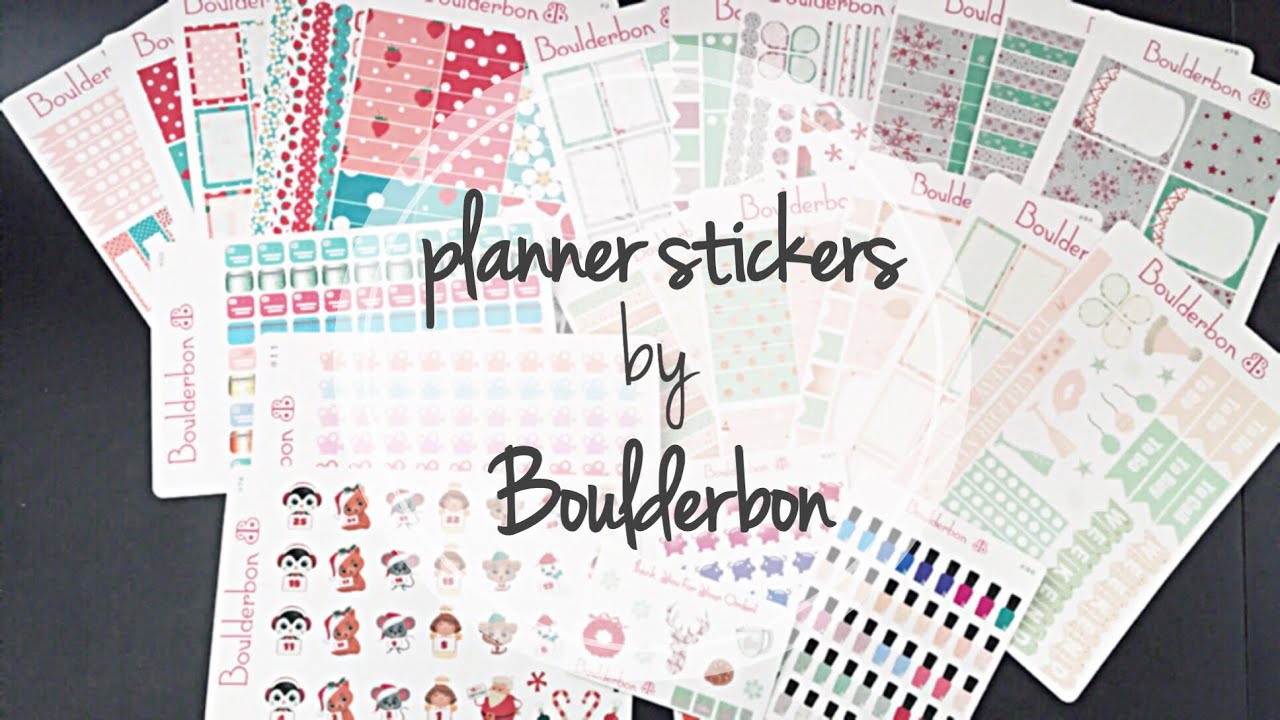 Planner Stickers by Boulderbon on Etsy
