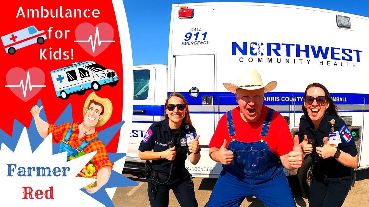 Ambulance for Kids | Learn about Rescue Vehicles | Ambulance for Toddlers | Ambulance for Children