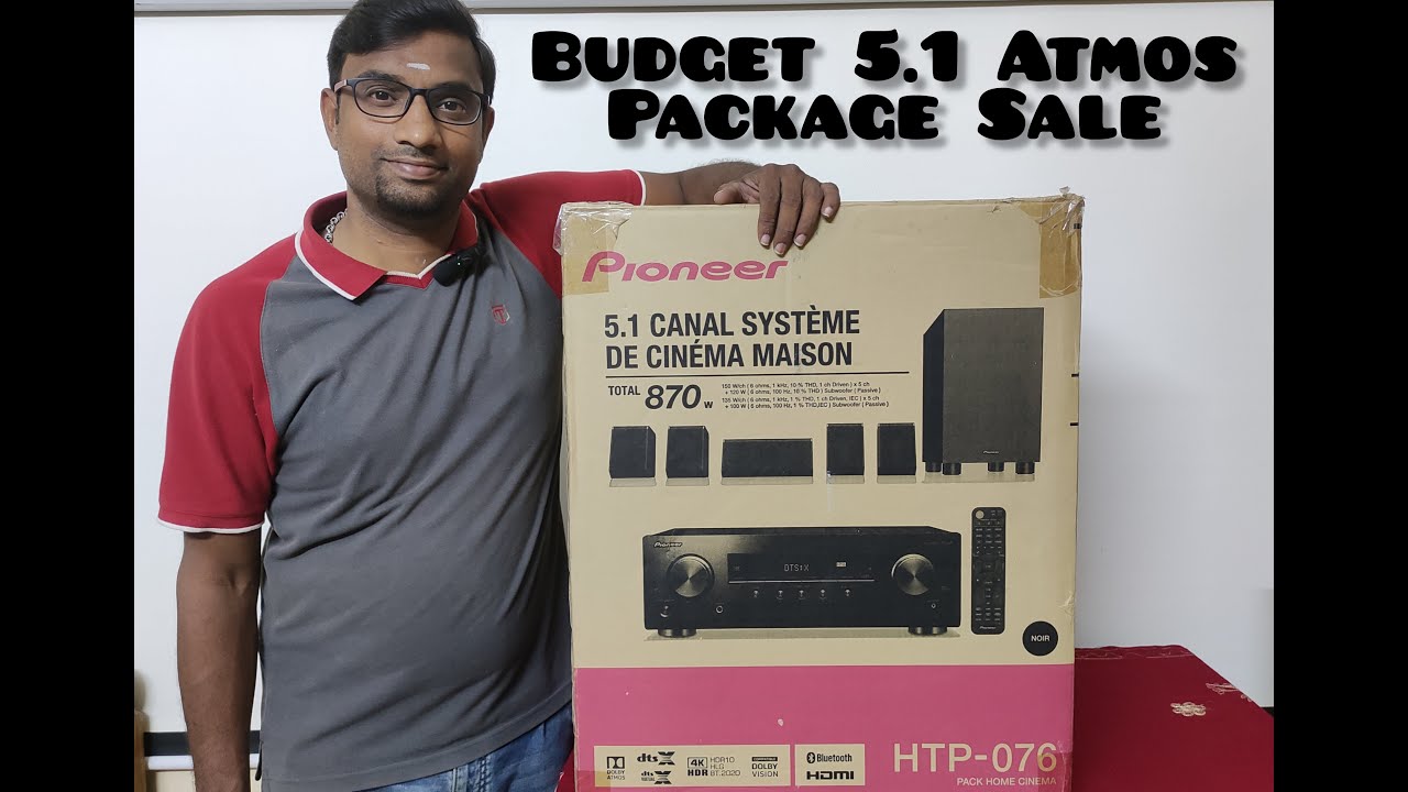 Budget Pioneer HTP 076 5.1 Dolby Atmos Home Theater Package @kundrathuraudios #dolbyatmos #dtsx