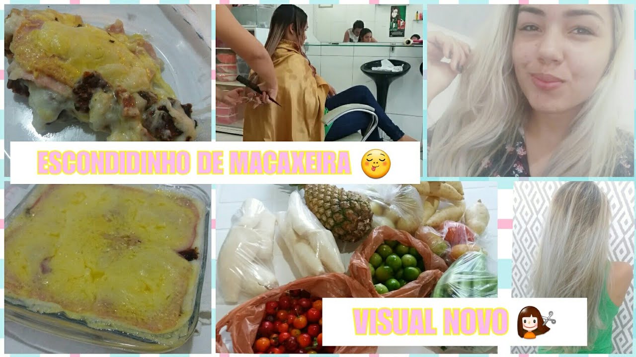 VISUAL NOVO + ESCONDIDINHO DE MACAXEIRA😋❤| Casei aos 13