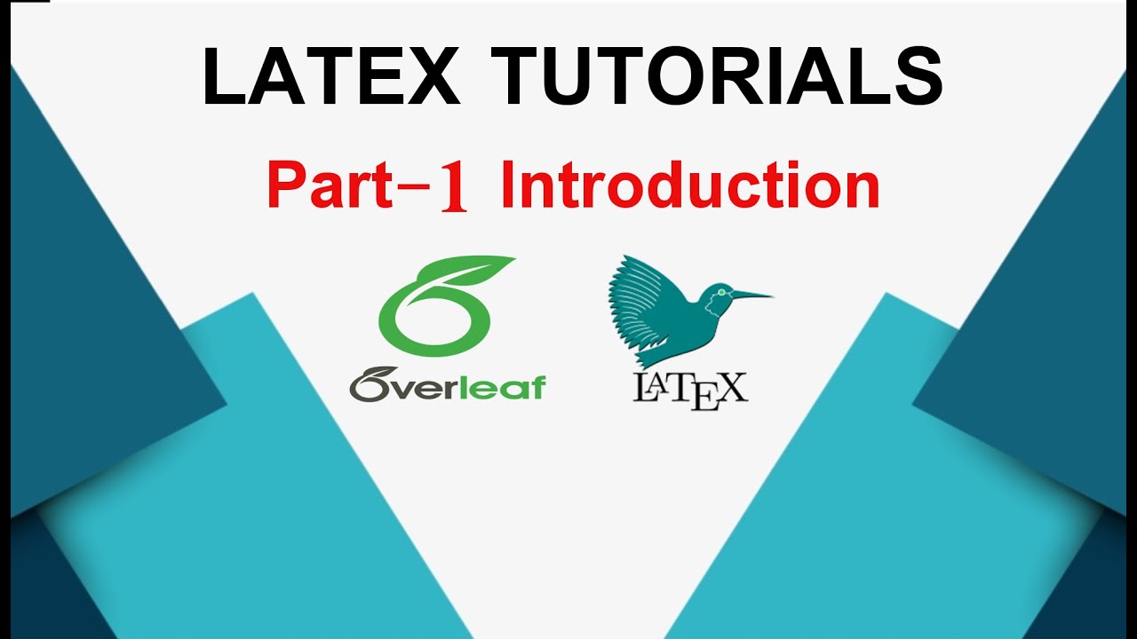 LaTeX Tutorial for beginners | Part -1 | Creating a LaTeX Document