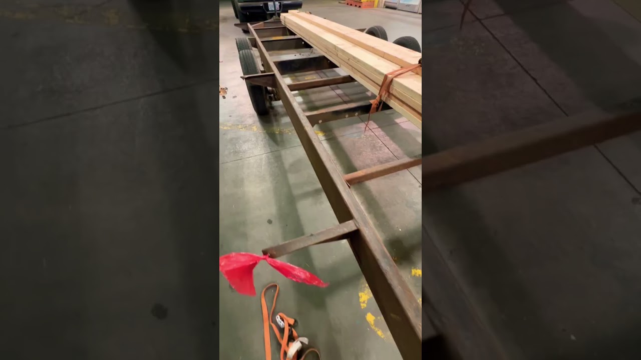 Идеальный прицеп для перевозки террасных досок 😁 #homedepot #trailer #towing