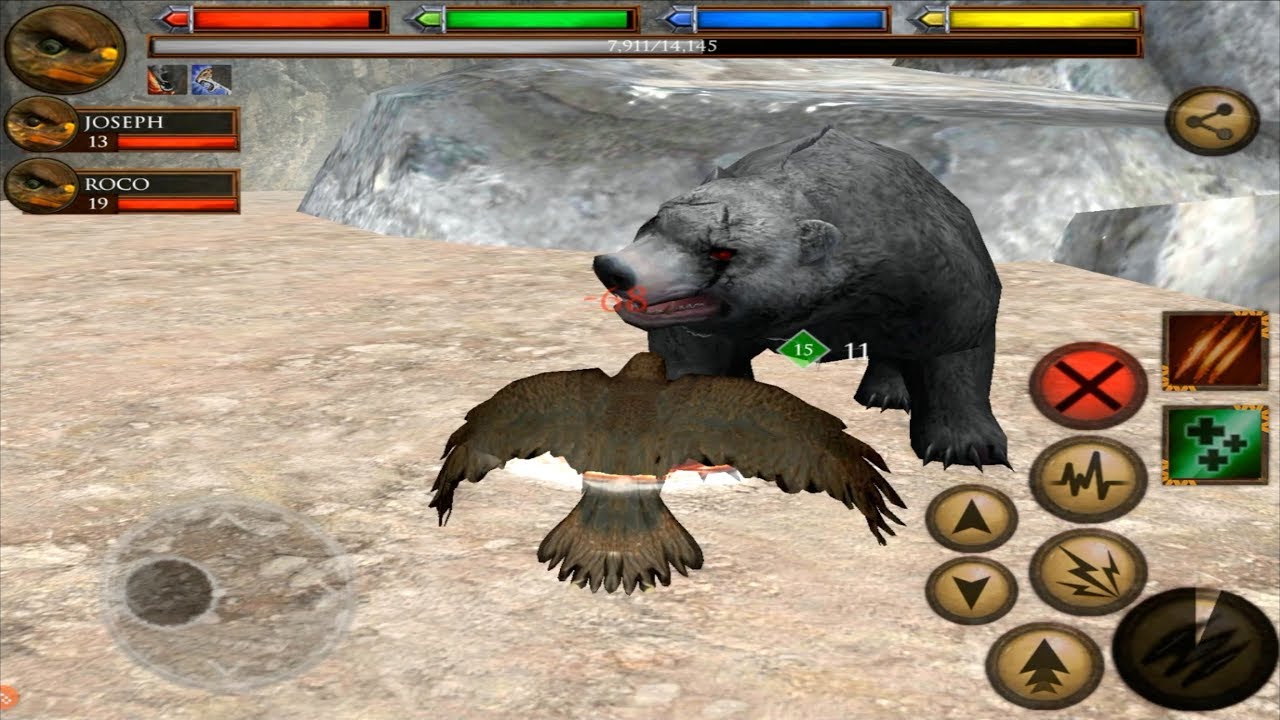 Furious Hawk VS Angry Bear Boss Fight, Ultimate Forest Simulator
