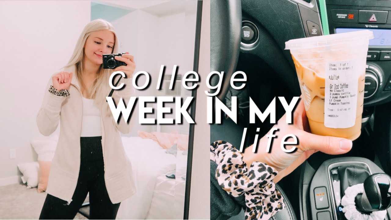 college week in my life: how I take notes, work + fall starbucks order