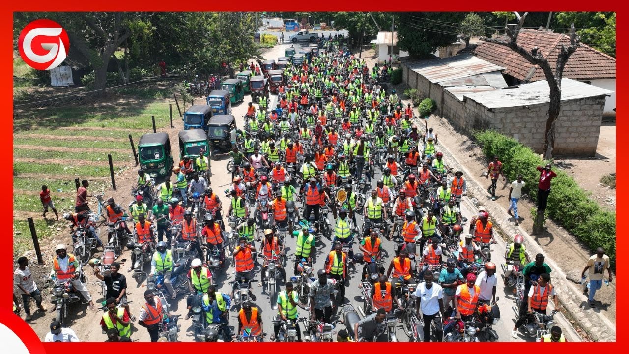 BODABODA TANGA WAM-SURPRISE RAIS SAMIA - WASINDIKIZA MSAFARA WAKE MKWAKWANI  - TAZAMA NYOMI...