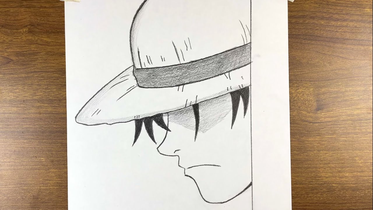 How to draw Luffy | One Piece II Luffy drawing Step by step || Easy for beginners