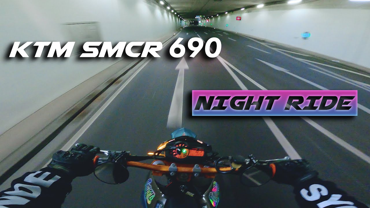 Germany, Düsseldorf I PURE SOUND NIGHT RIDE I KTM SMCR 690 I Leovince SBK