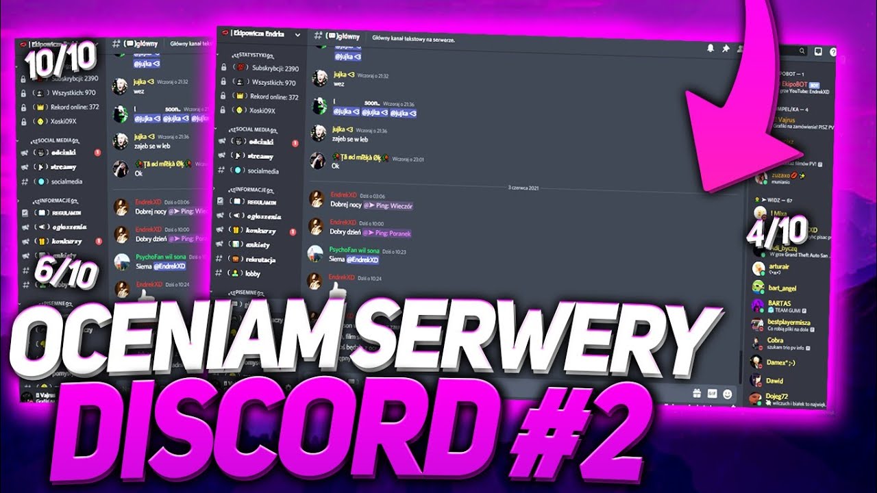Oceniam WASZE serwery DISCORD! 🥴 | Odcinek #2