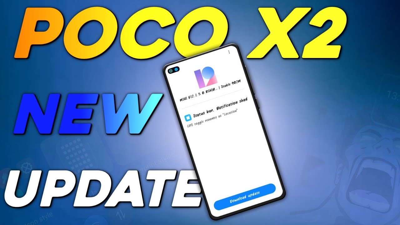POCO X2 New Update | POCO X2 MIUI 12 Update