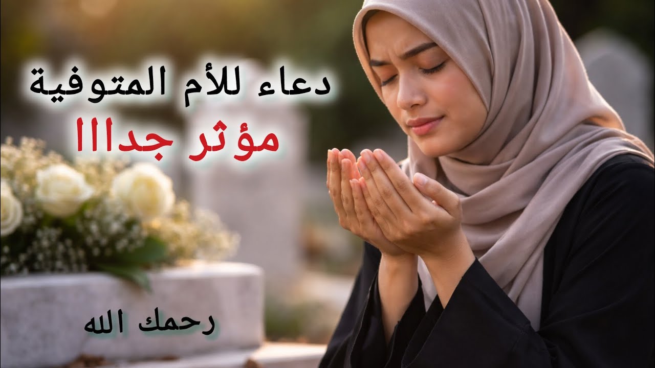 دعاء للأم المتوفية، حينَ يَغيبُ الصَّوتُ، يَبقى الدُّعاء..