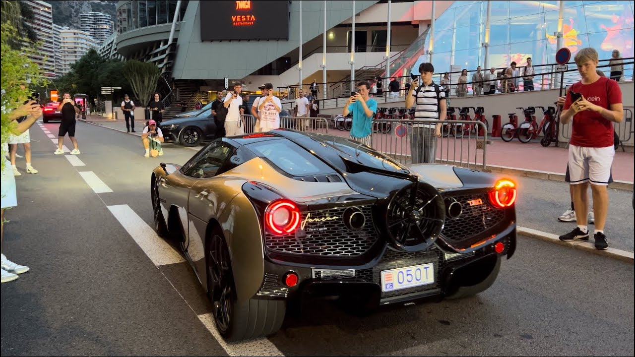 Millionaire with his GMA T50 at the Twiga Monte Carlo in Monaco