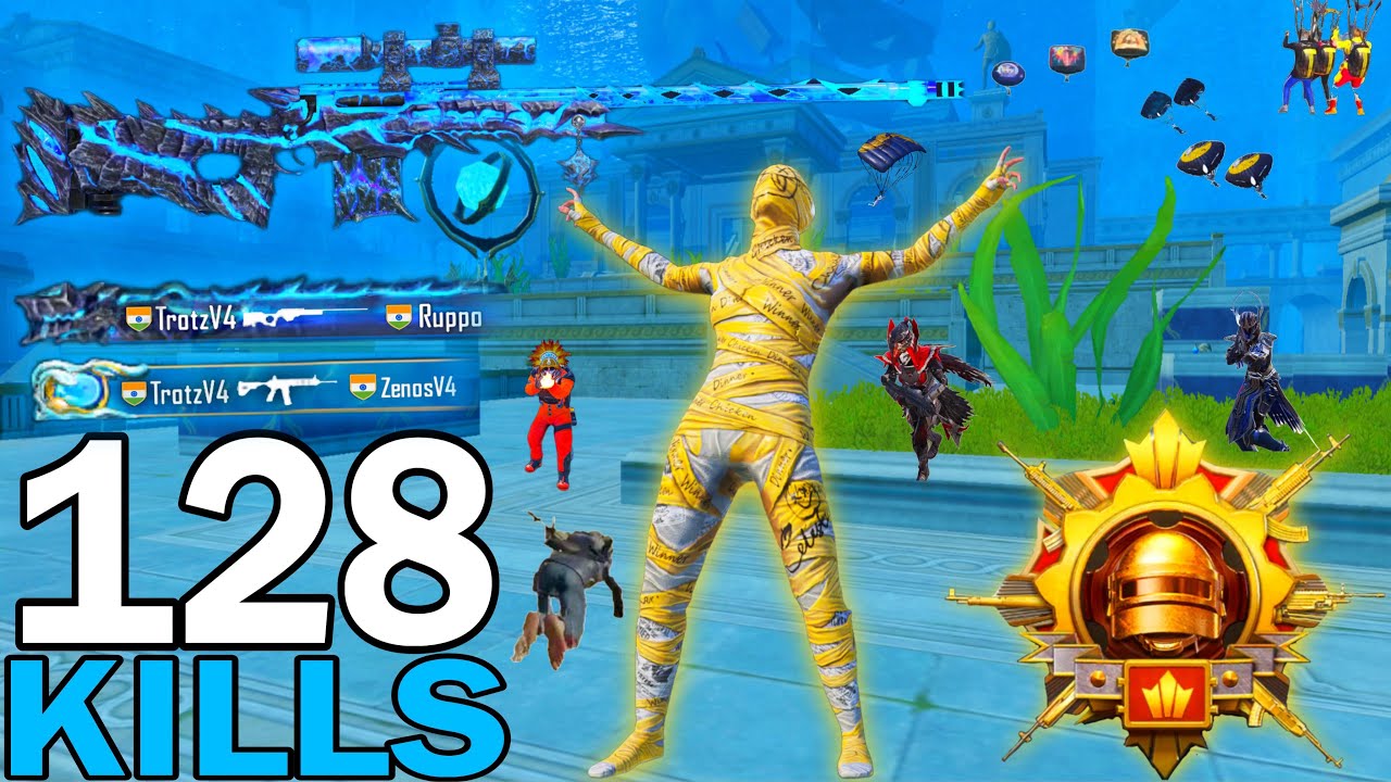 128 KILLS!🔥 IN 3 MATCHES FASTEST GAMEPLAY With MUMMY SET😍SAMSUNG,A7,A8,J2,J3,J4,J5,J6,J7,XS