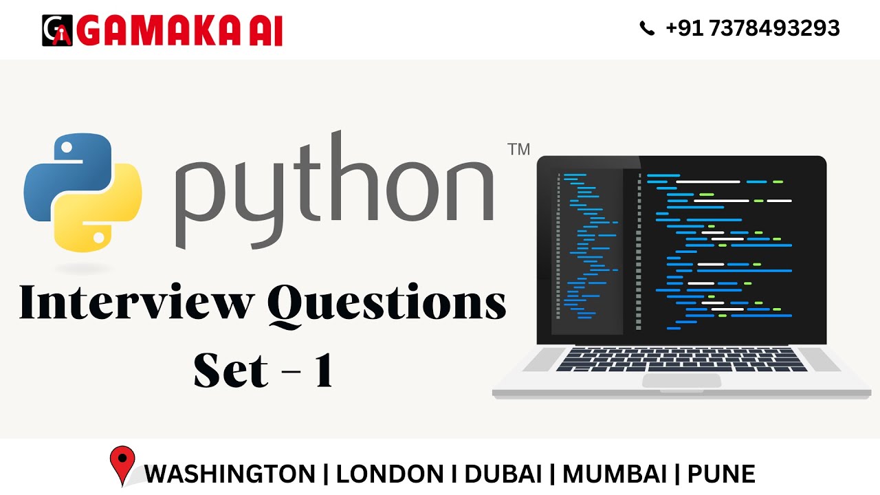 Python Interview Questions Set 1 | Python Classes in Pune