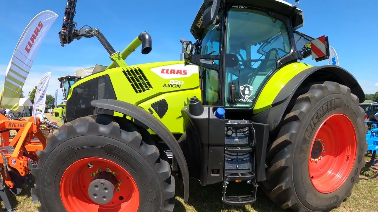 2025 Claas Axion 830 CMATIC 6.7 Litre 6-Cyl Diesel Tractor (225/240HP) Morris Corfield Arable 2025