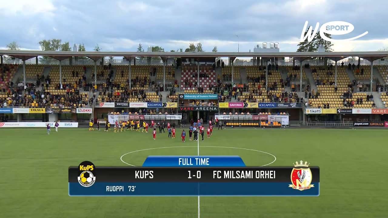 ⚽ REZUMAT &ndash; KuPS Kuopio 🆚 Milsami Orhei  1-0