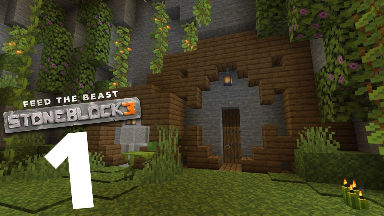 StoneBlock 3 EP1 Turning Cobblestone Into Iron