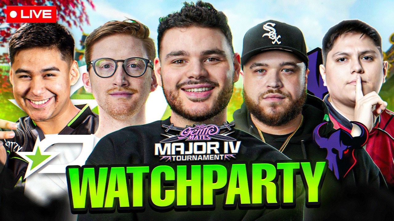 🔴LIVE - MAJOR 4 PARIS WATCH PARTY!! FaZe vs LA Thieves - MAJOR 4 DAY 2