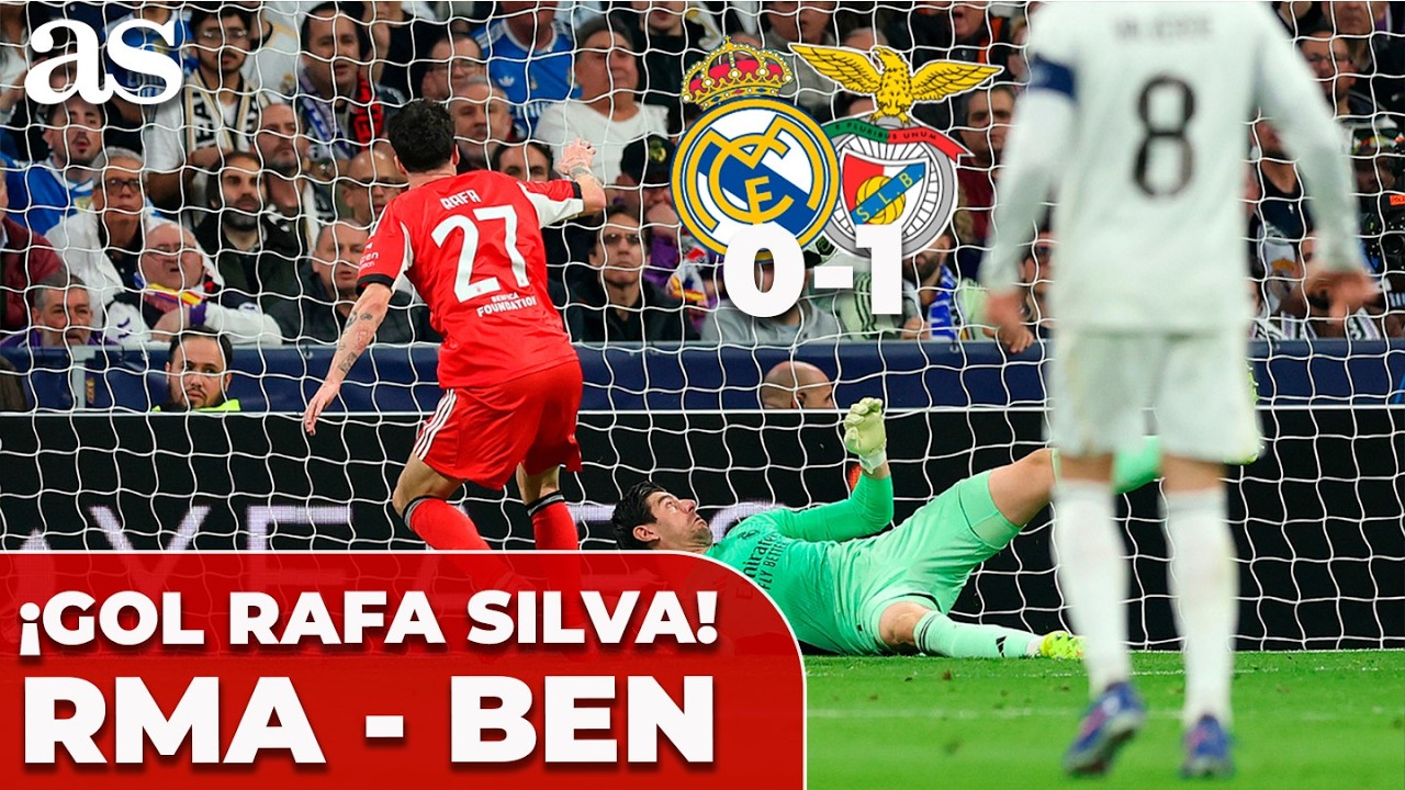 &iexcl;GOL de RAFA SILVA para igualar la eliminatoria! | REAL MADRID 0 - BENFICA 1 | RUB&Eacute;N MART&Iacute;N