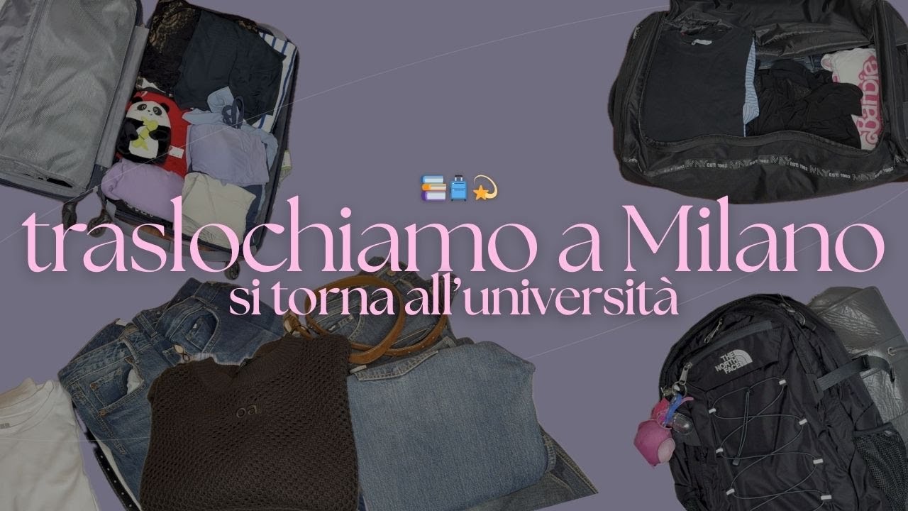 PACK WITH US PER L'UNIVERSITÀ📦🏠// trasloco