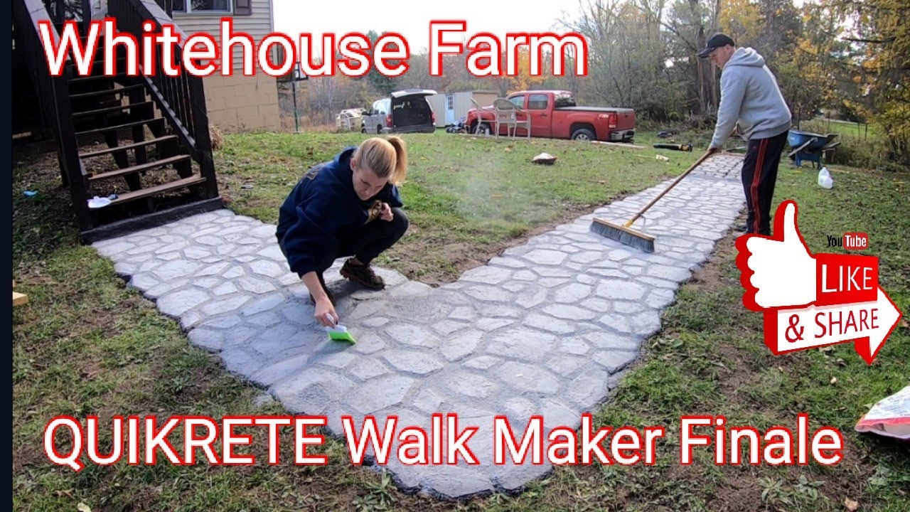 Quikrete WALKMAKER Sidewalk Part 3 Finale