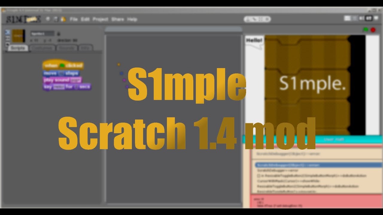 S1mple | Scratch 1.4 Modification