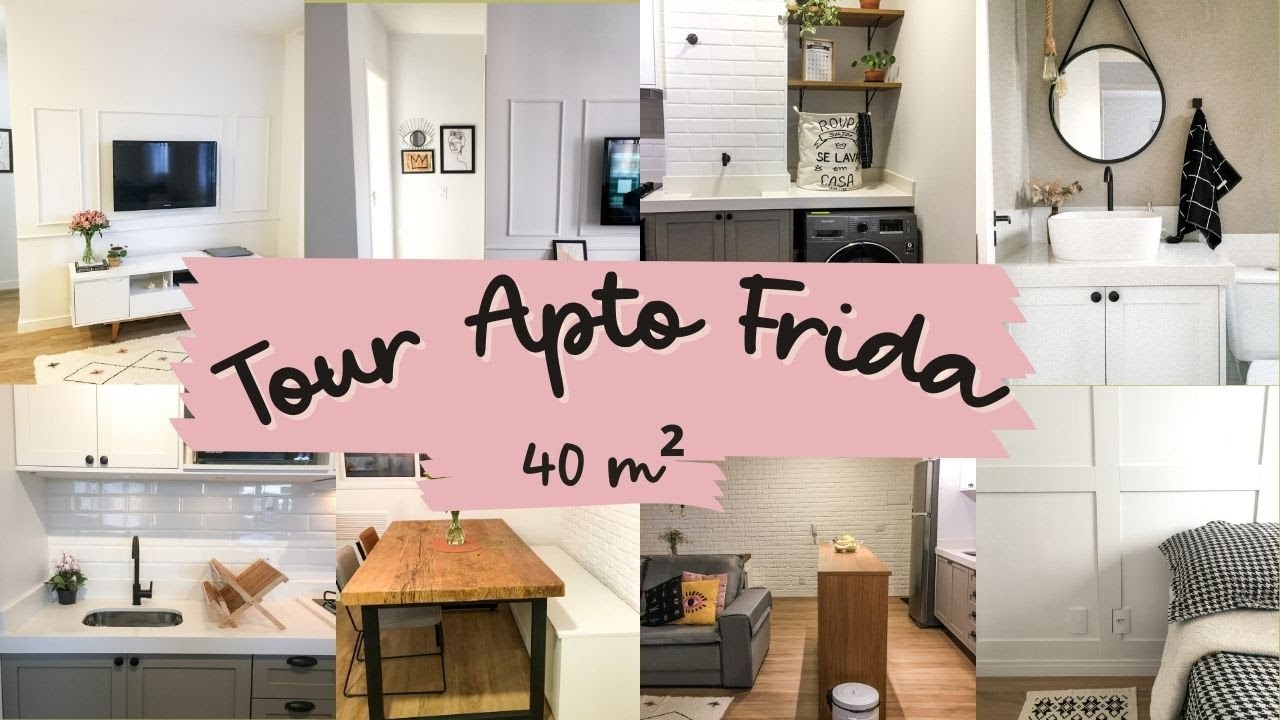 TOUR APARTAMENTO DE 40 M² | Nosso primeiro apartamento comprado na planta.
