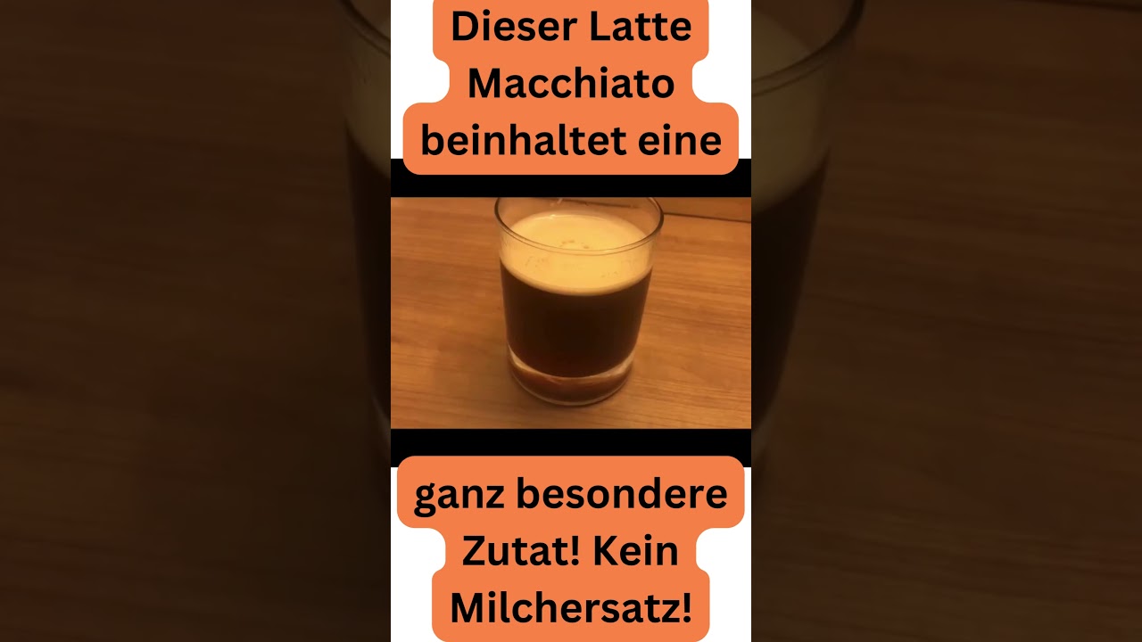 Dieser Latte Macchiato beinhaltet eine ganz besondere Zutat! Kein Milchersatz! #kochenmitmaryam