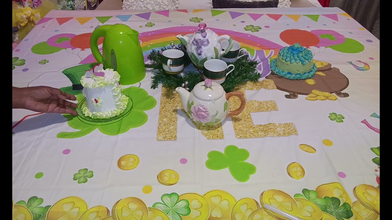 Charming & Green March Tea Party.  #teaparty26.     #collab26 
