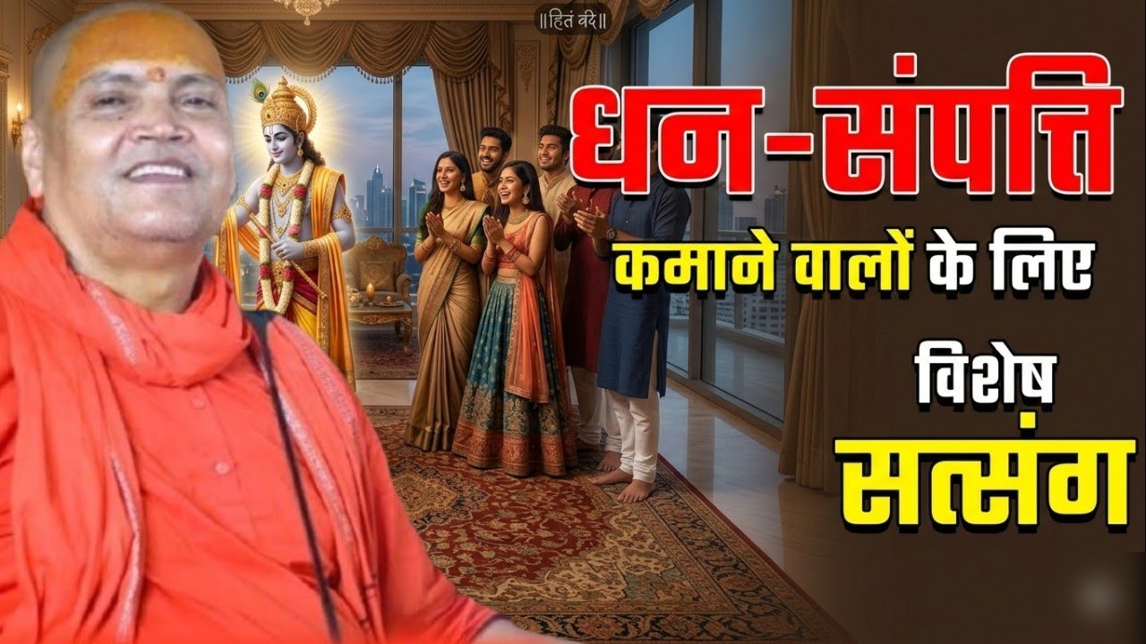 पैसा कमाने वालों को यह बात ज़रूर जाननी चाहिए । Vyasanand Baba Pravachan Santmat Satsang