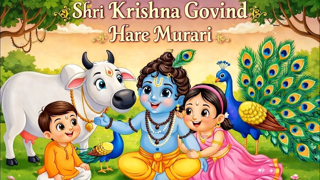 Shri Krishna Govind Hare Murari | Best Krishna Bhajan | Peaceful Krishna Bhajans 
