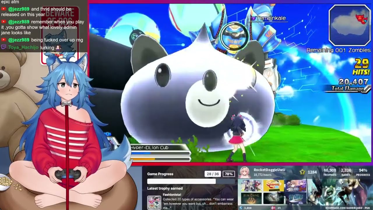 Playing MegaTagmension Blanc + Neptune VS Zombies (PS Vita) #2 (Part 2/2) - #vtuber #trophyhunting